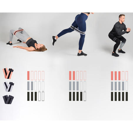 ЭЛАСТИЧНАЯ ЛЕНТА GLUTE BAND ДЛЯ ЯГОДИЧНЫХ МЫШЦ LIGHT