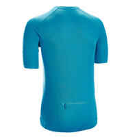 Men's Short-Sleeved Road Cycling Summer Jersey Essential - Blue