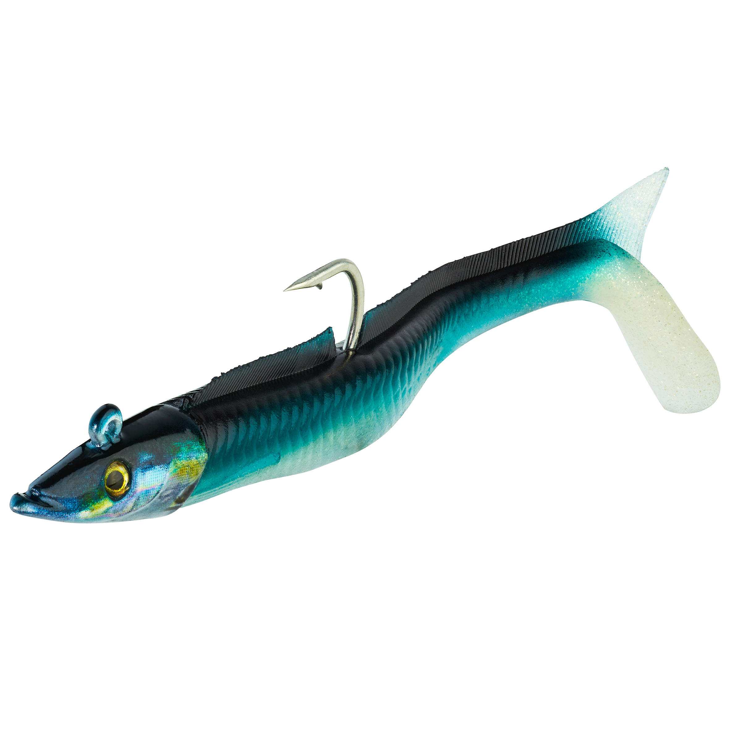 Esche artificiali morbide pesca shad EELO 110 8g blu 3/10
