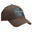 Casquette chasse 100 Brodée Cerf Marron