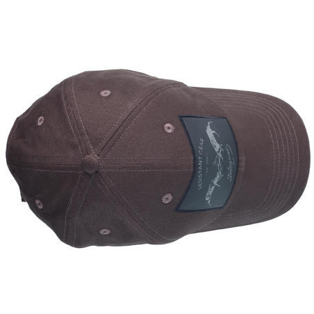 Casquette chasse 100 Brodée Cerf Marron