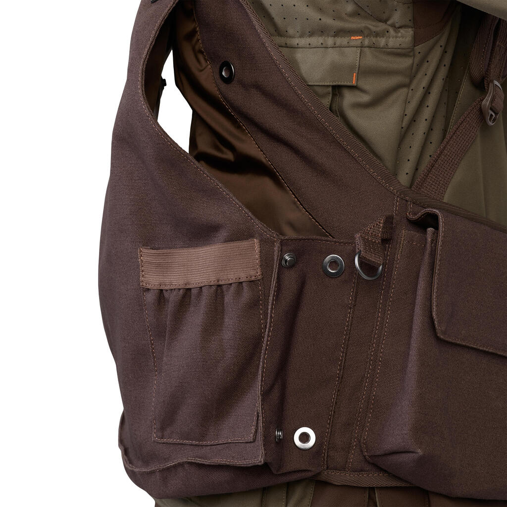 Men's Hunting Resistant Waistcoat - 900 brown