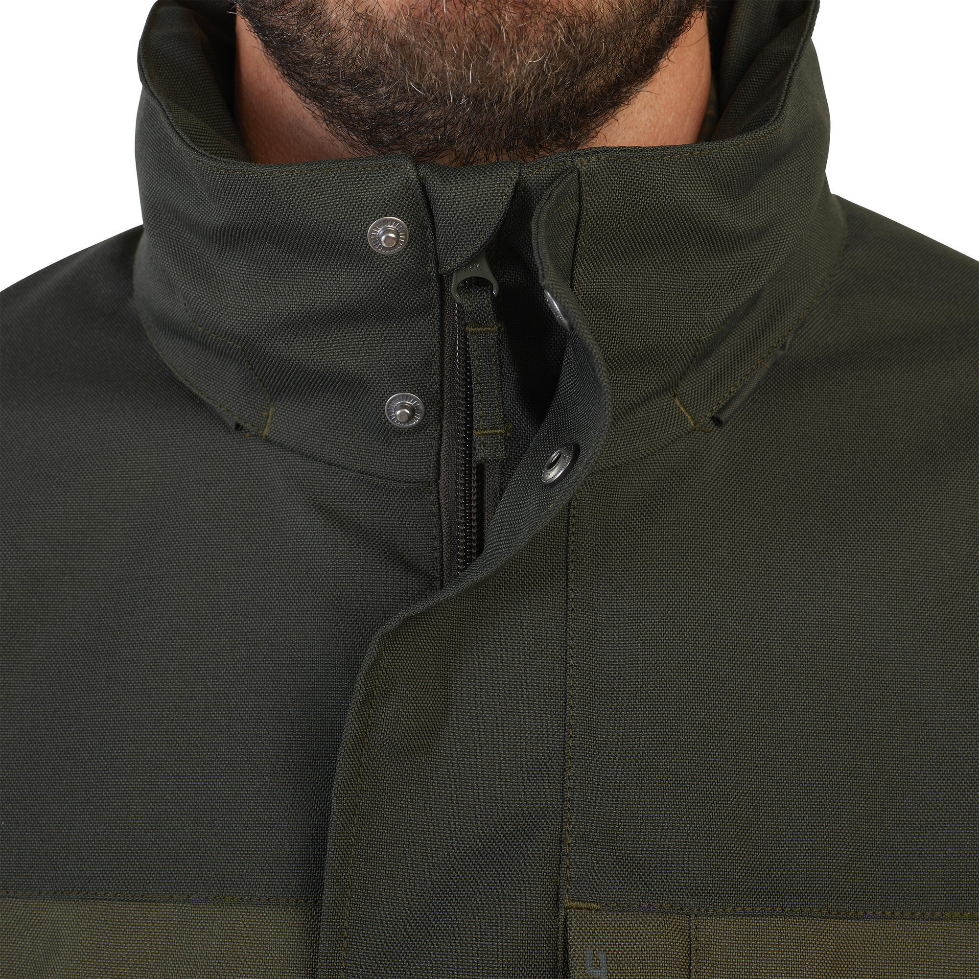 Hard-wearing, waterproof Supertrack green 100 hunting jacket