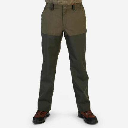 Jagd-Regenhose Supertrack 100 strapazierfähig grün