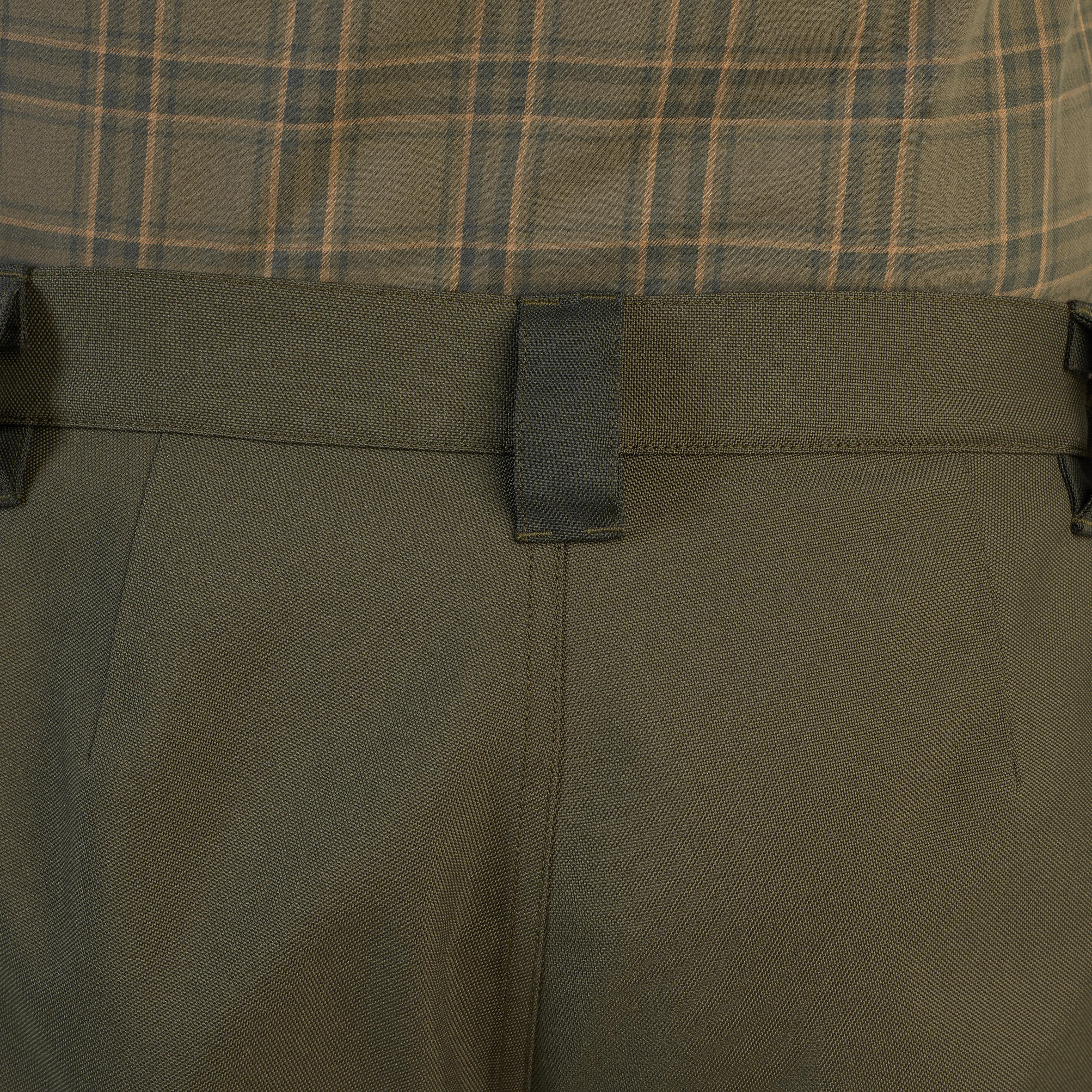 Jagd-Regenhose Supertrack 100 strapazierfähig grün 7/16