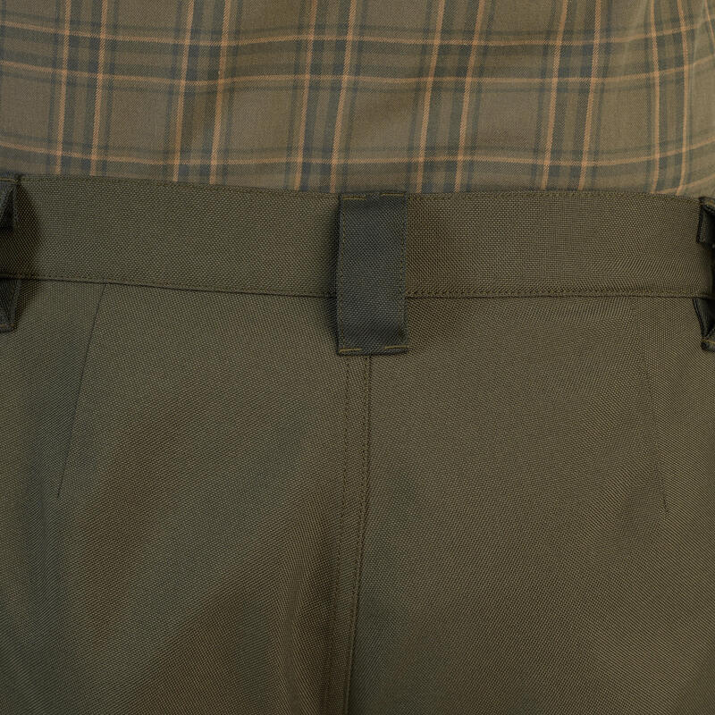 Pantaloni caccia SUPERTRACK 100 resistenti e impermeabili verdi