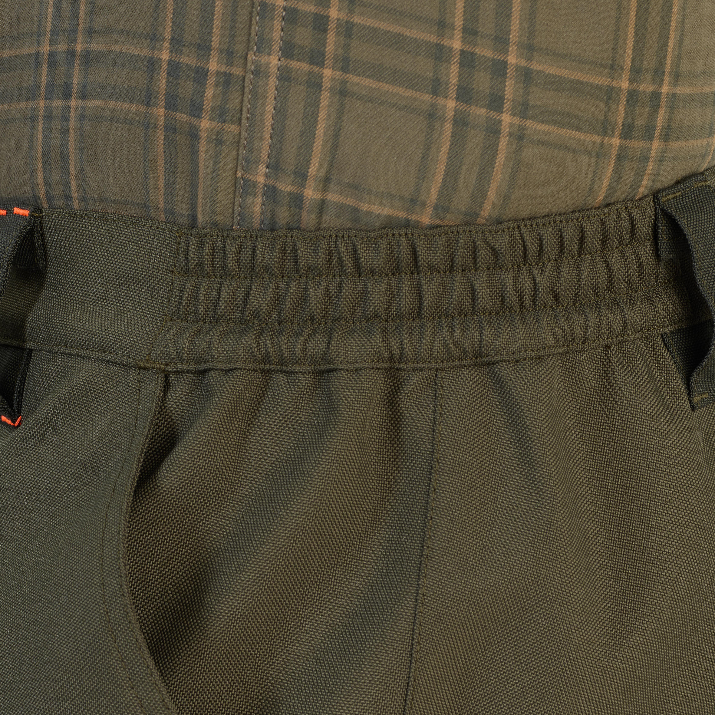 Jagd-Regenhose Supertrack 100 strapazierfähig grün 8/16