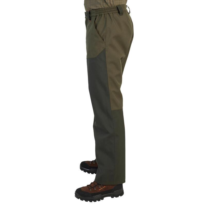 Pantalon chasse résistant et imperméable Supertrack vert 100