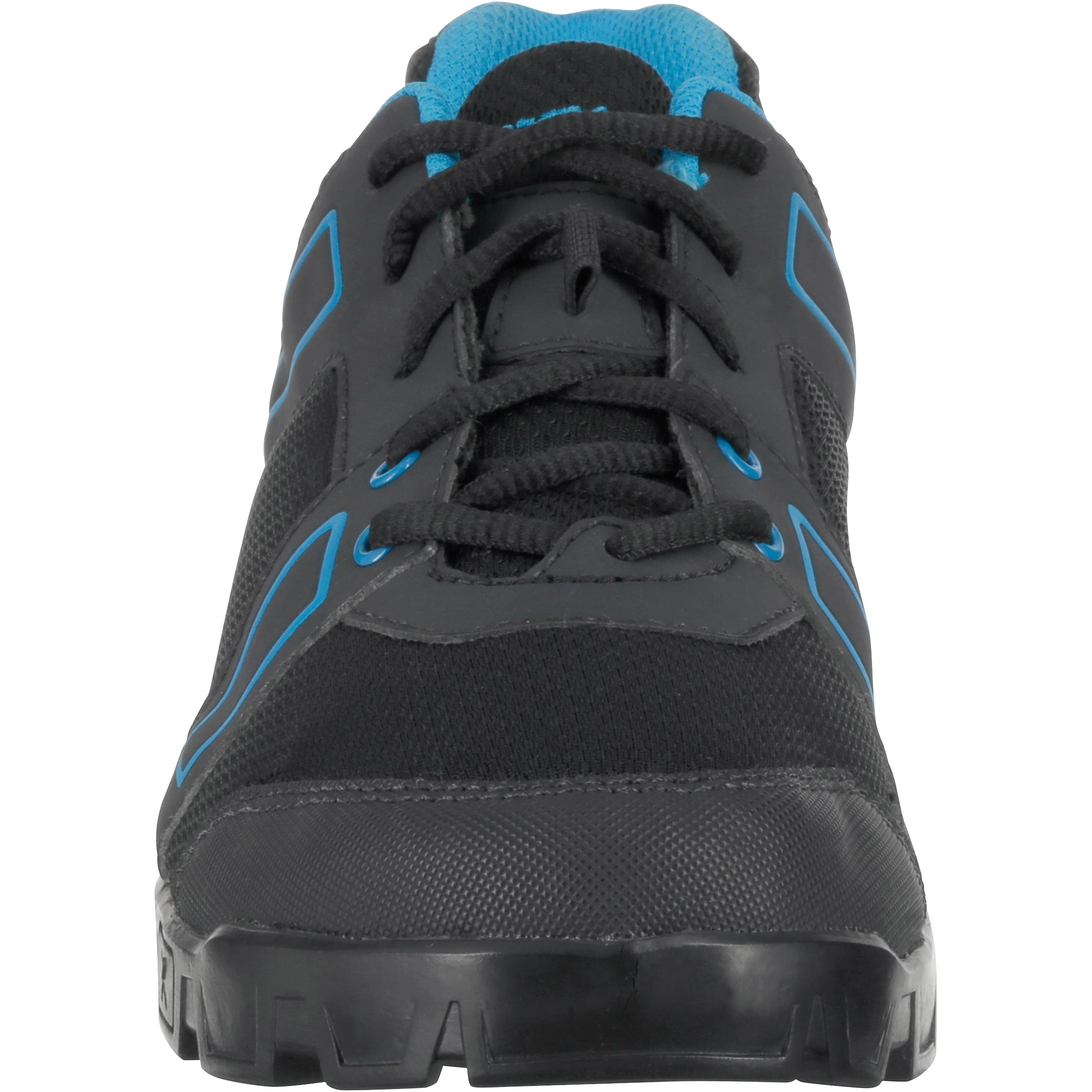 300 Mountain Bike Touring Shoes - Black/Blue 6/12