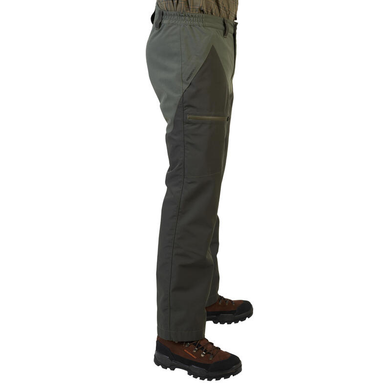 Lovecké nepromokavé kalhoty Renfort zelené540