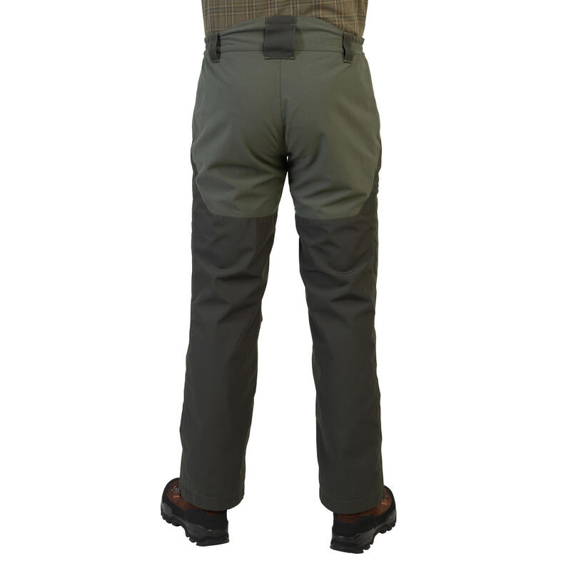 Pantalon chasse imperméable renfort vert 540