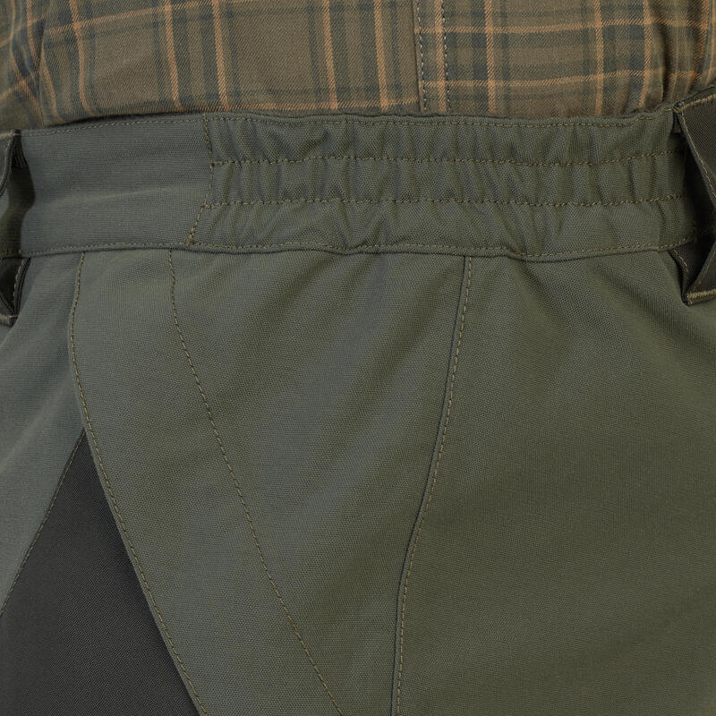 Pantalon chasse imperméable renfort vert 540