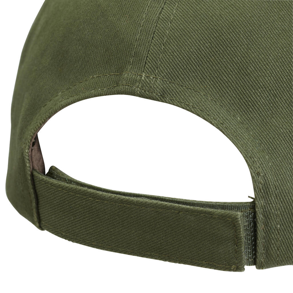 Country Sport Cap 100 - Embroidered Boar Green And Brown