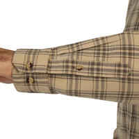 Long Sleeve Shirt - Checked Beige