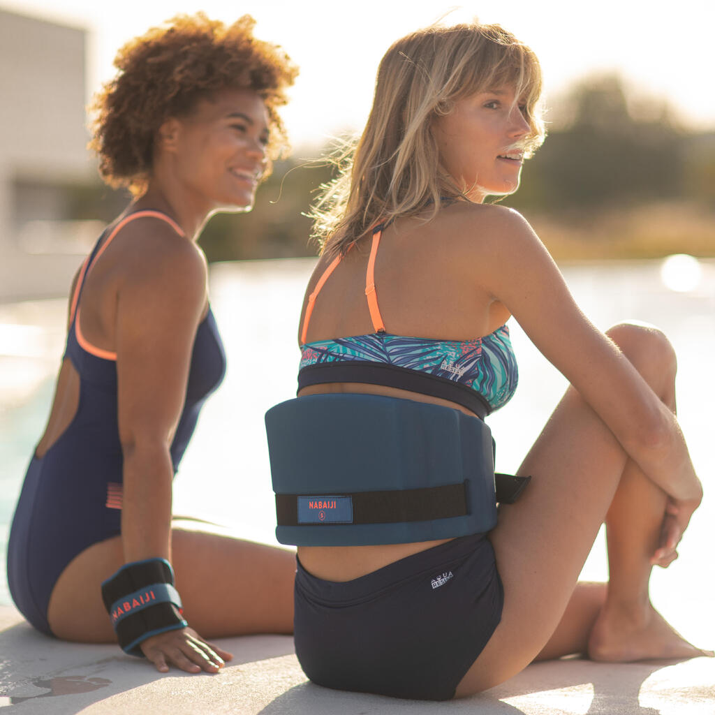 Sportbikini Oberteil Aquafitness Meg Mem Damen schwarz