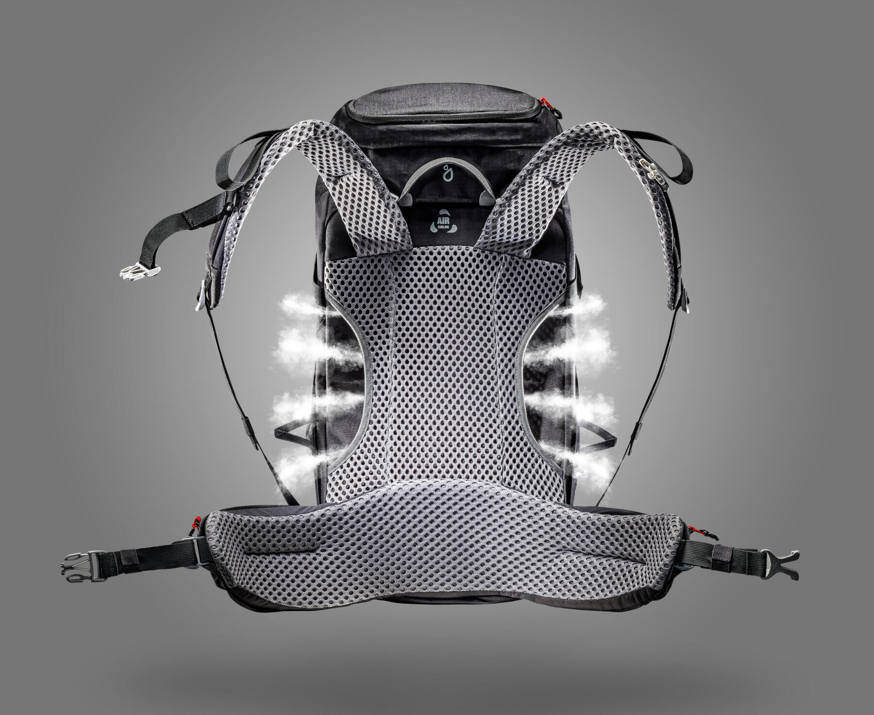 Rucksack Mit Kühlventilator – 25 Liter, Atmungsaktiv Für Wandern & Outdoor