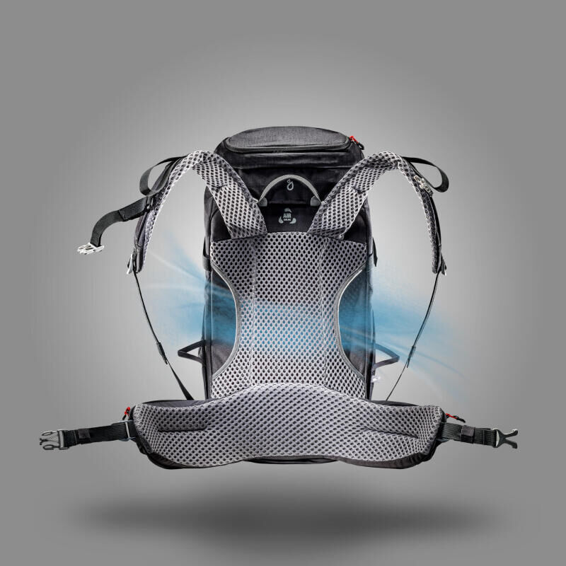 Air cooling, the well ventilated backpack