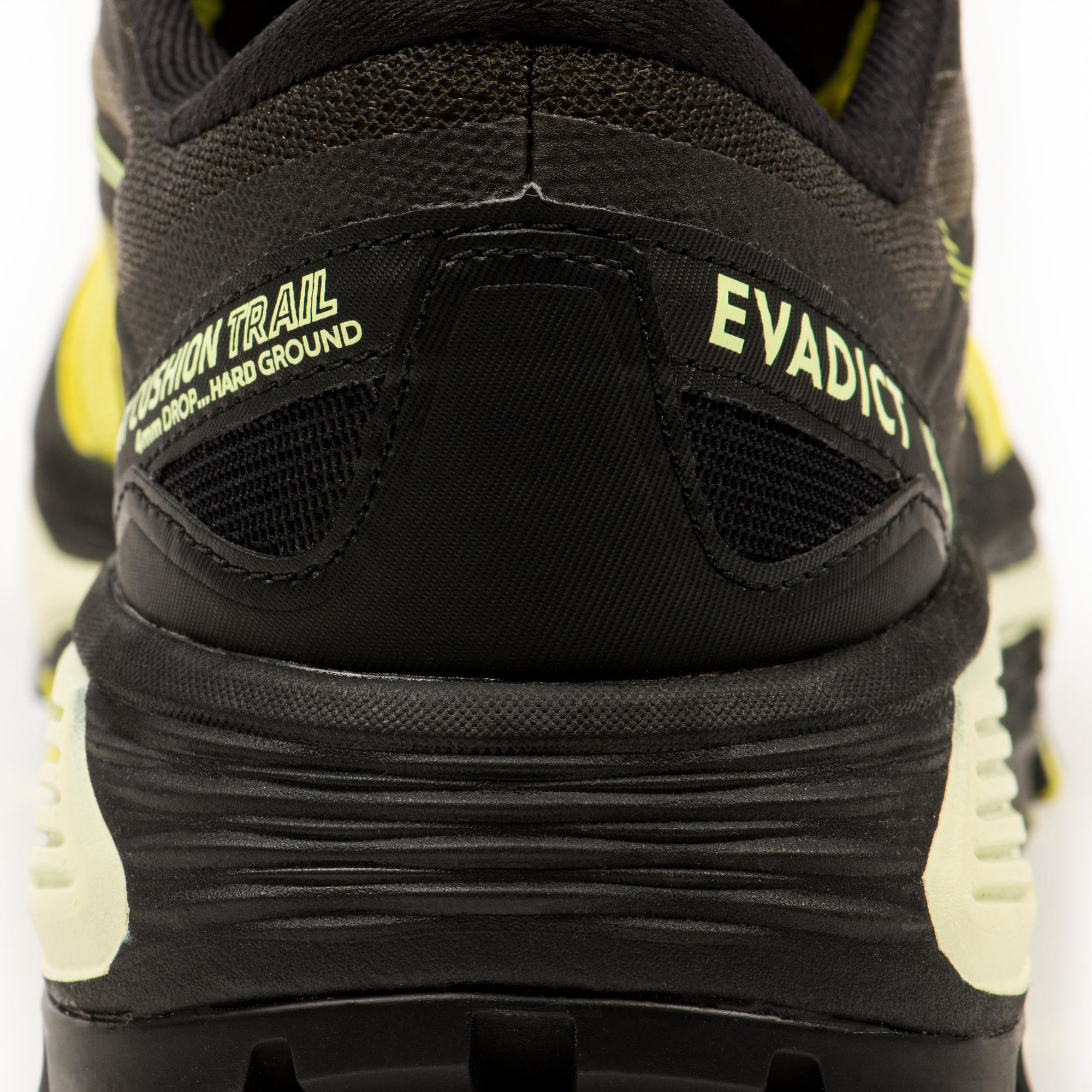 yellow and black running shoes