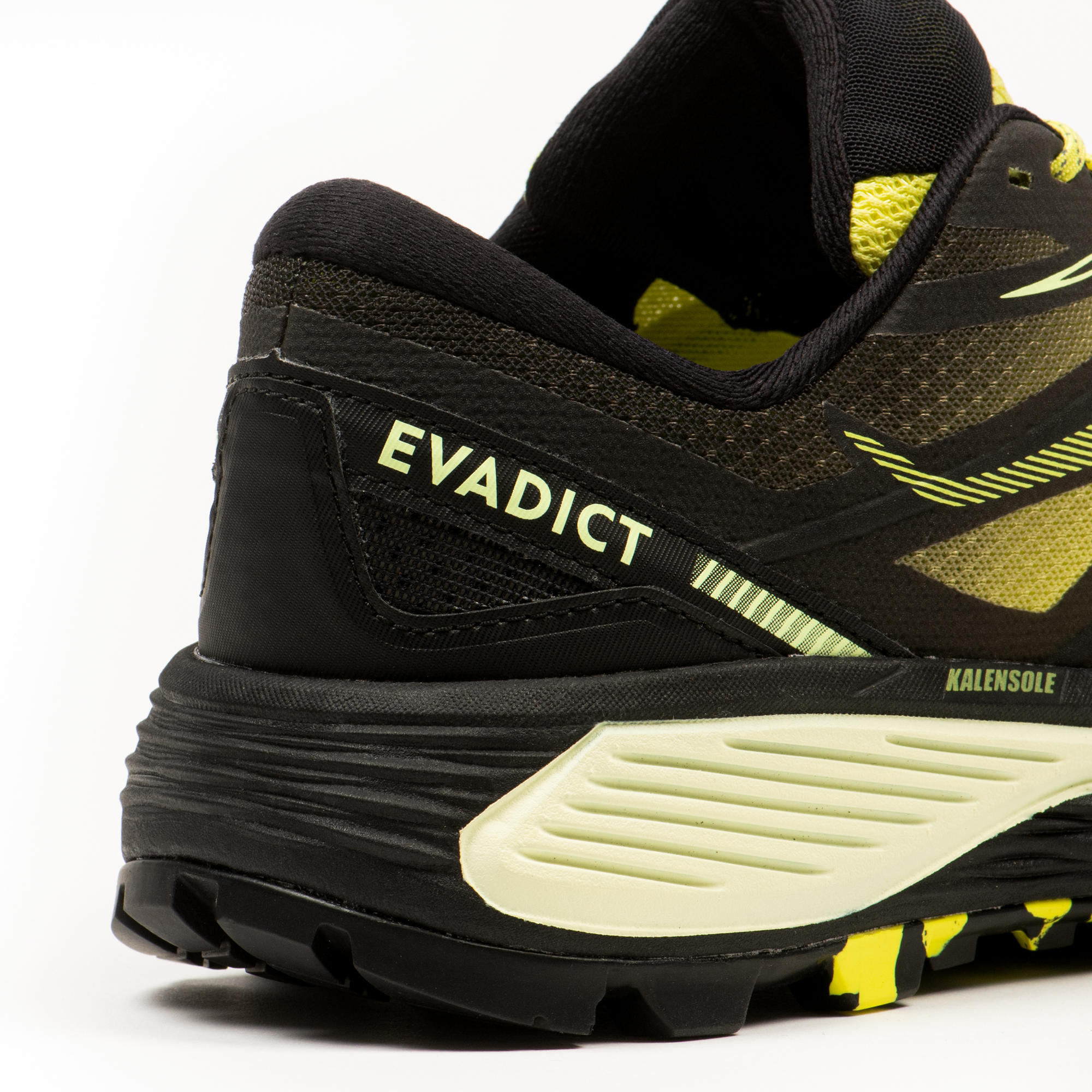yellow and black running shoes