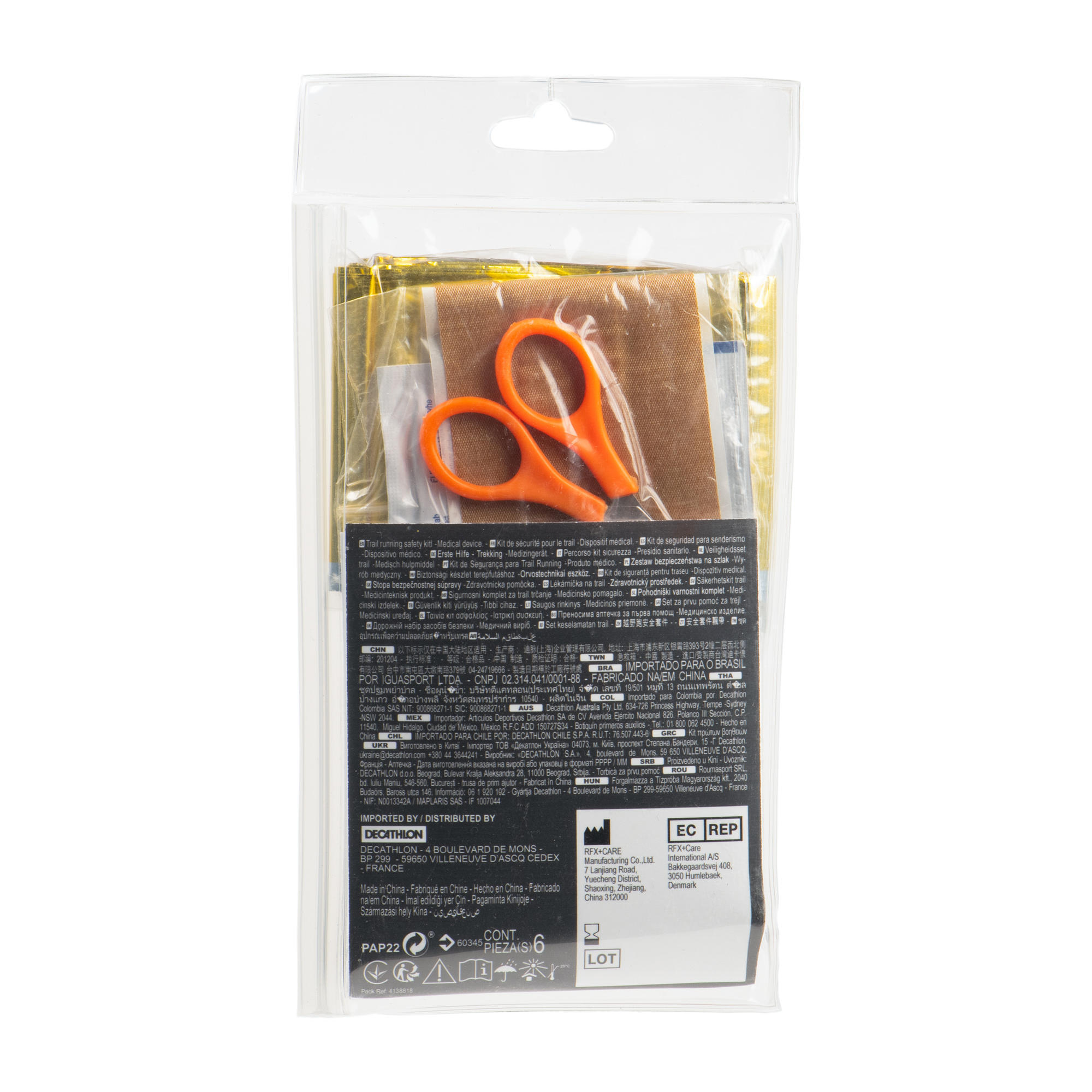 KIT DE SÉCURITÉ MEDICAL TRAIL RUNNING - Couverture de survie - Premiers soins 3/5