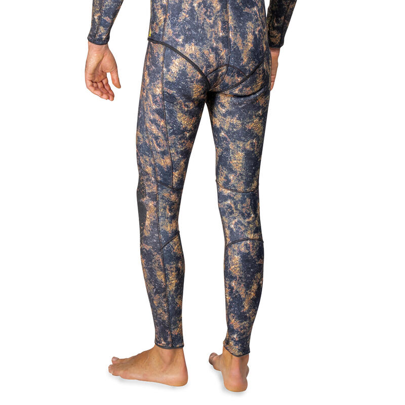 Pantalon néoprène refendu 3mm camouflage de chasse sous-marine apnée