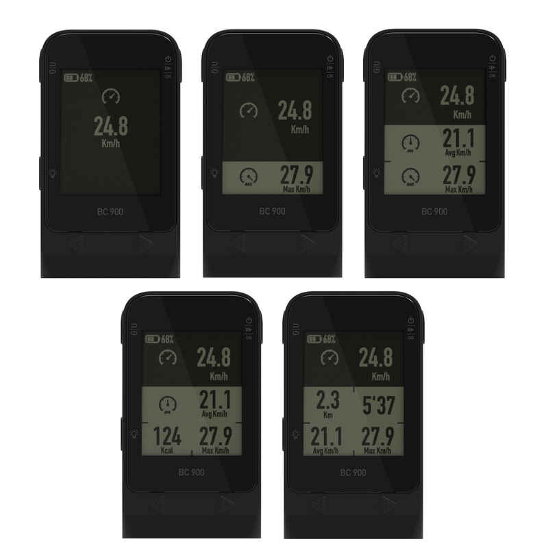 CUENTAKILÓMETROS PARA BICICLETA VAN RYSEL ROADR 900 GPS Decathlon