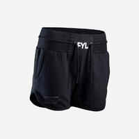 Short de boxeo mujer Outshock 100 negro