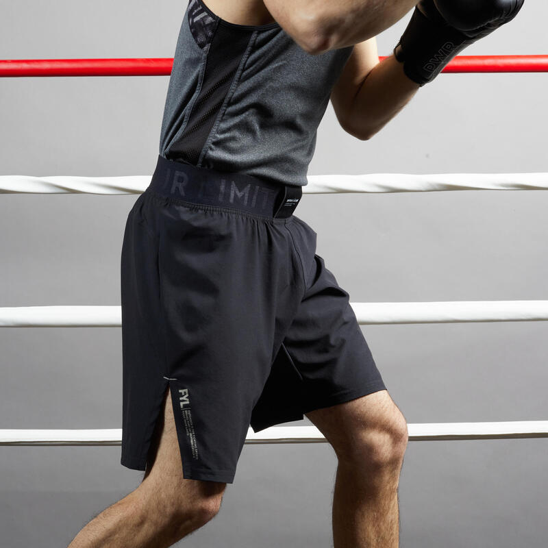Short pantalon corto de boxeo kick boxing Outshock 500 | Decathlon