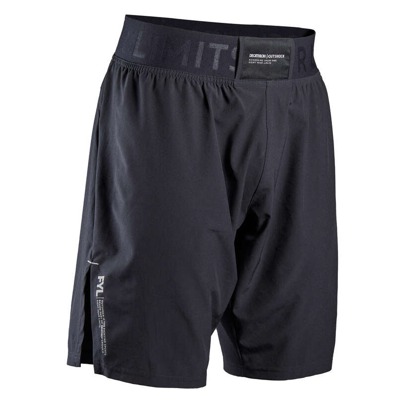 OUTSHOCK Kickboxing Training/Competition Shorts 500 - Black...