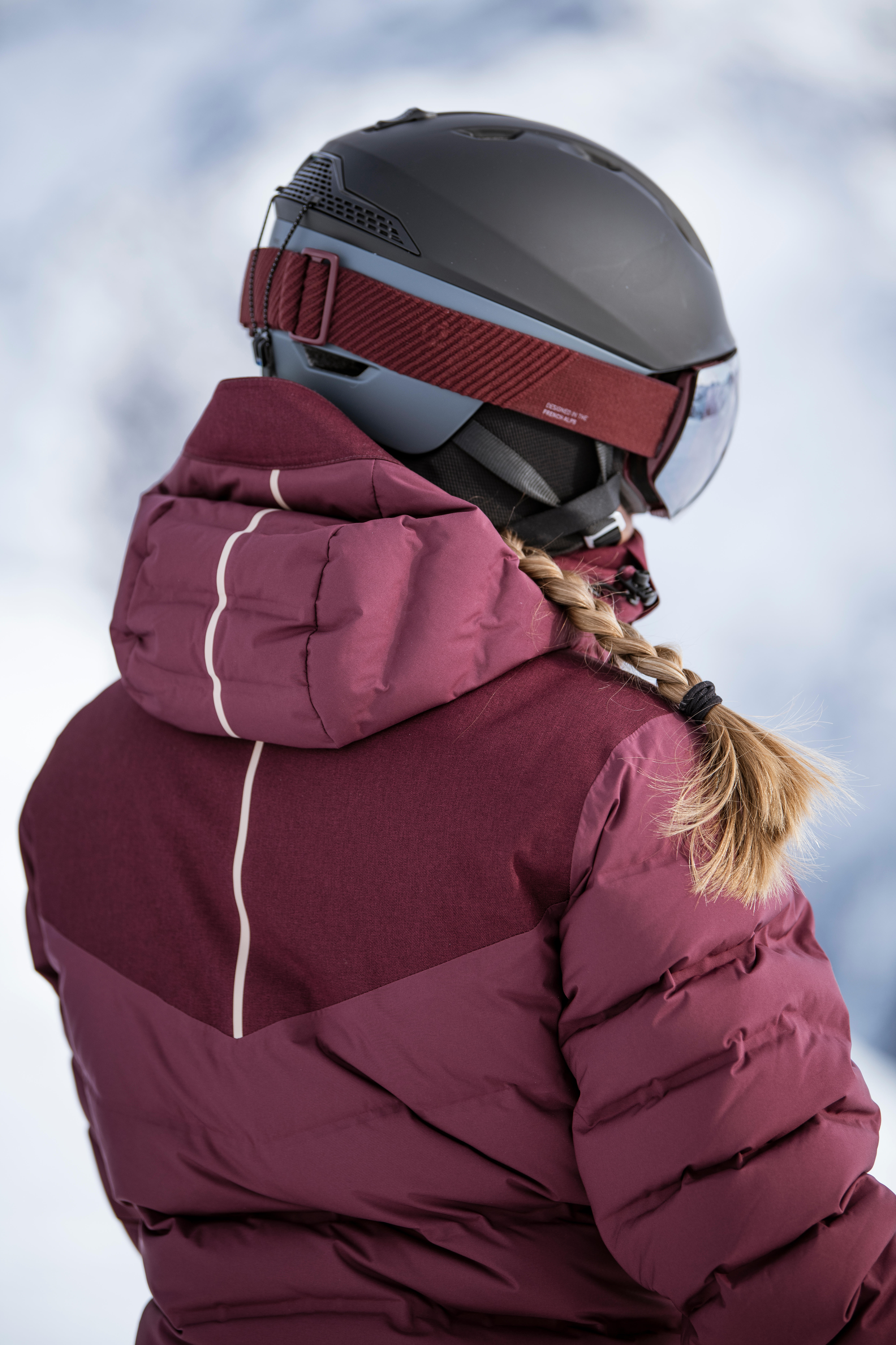 Women's Winter Jacket - - Ski Warm 900 Purple - WEDZE