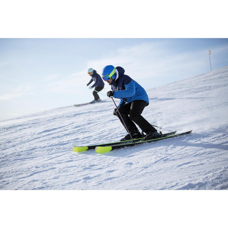 Ski Herren mit Bindung Piste - Cross 950+ blau