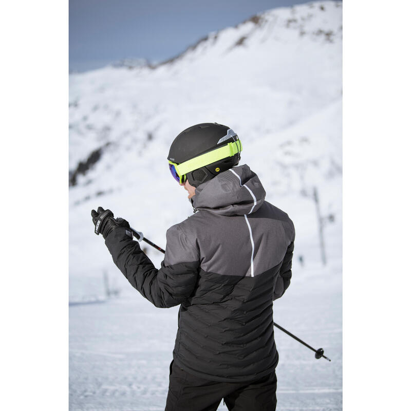 Skijacke Daunenjacke Herren warm - 900 schwarz 