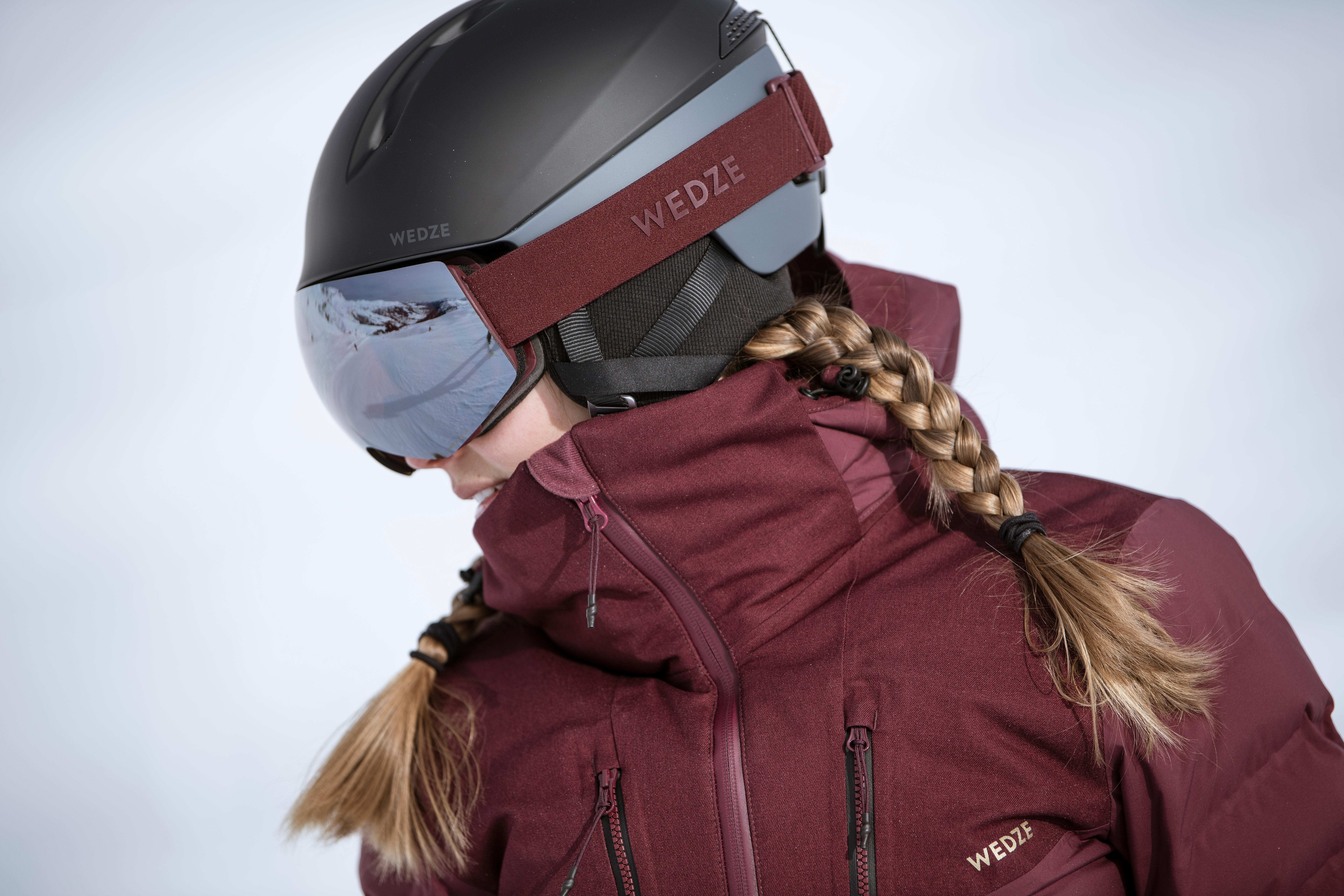 Women's Winter Jacket - - Ski Warm 900 Purple - WEDZE