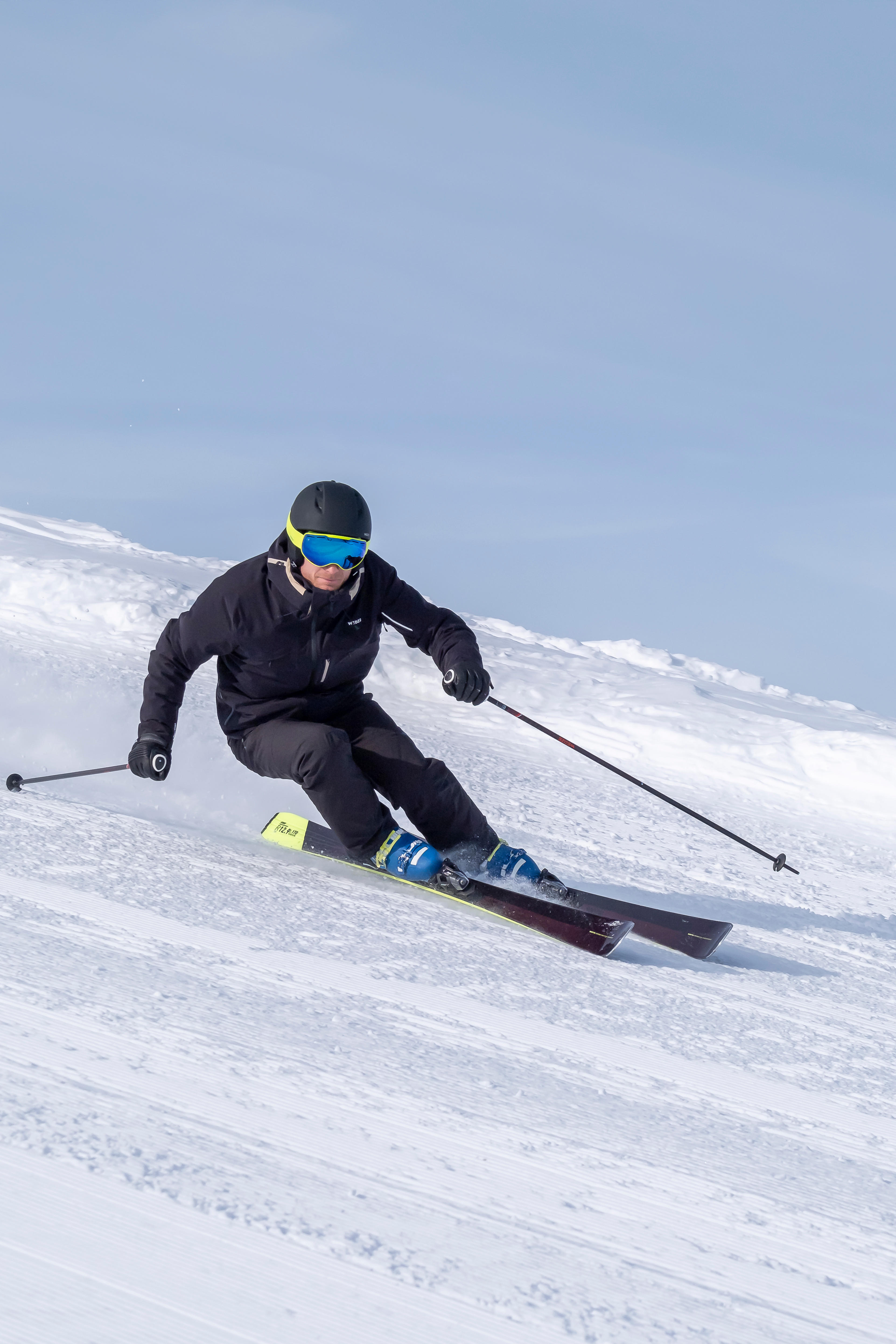Manteau de ski et sous-manteau homme – 980 noir - WEDZE