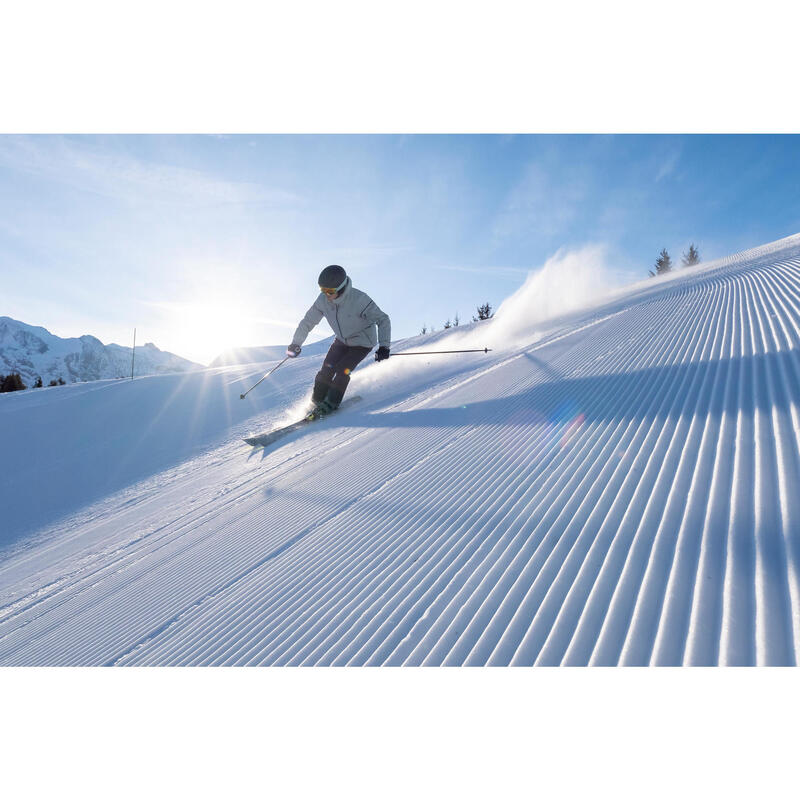 Ski Herren mit Bindung Piste - Boost 580 grau