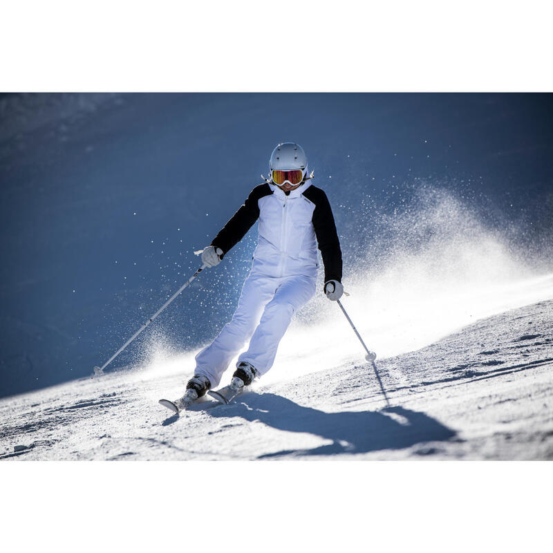 Ski Damen mit Bindung Piste - Cross 550+ weiss