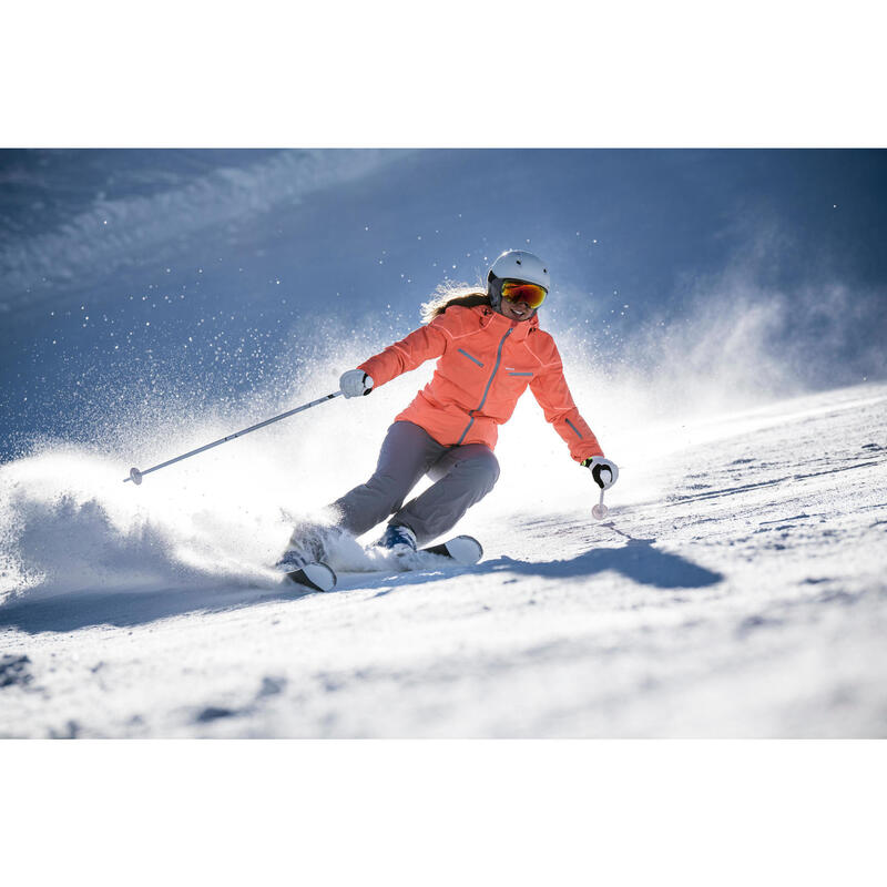 SKI ALPIN FEMME AVEC FIXATIONS - CROSS 550+ BLANC