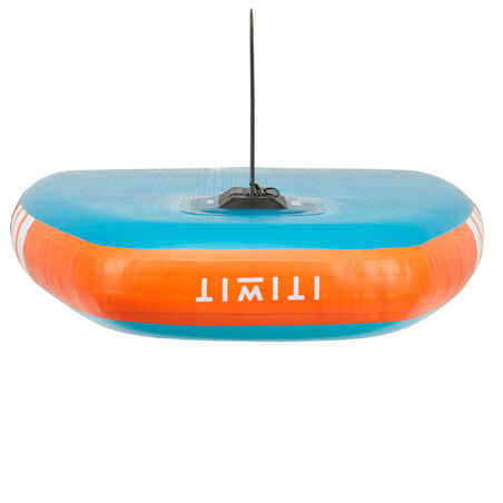INFLATABLE STAND-UP PADDLEBOARD - BEGINNERS - 9 FEET - BLUE AND ORANGE
