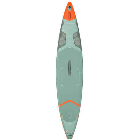 Finne ohne Werkzeug für Stand Up Paddle aufblasbar orange
