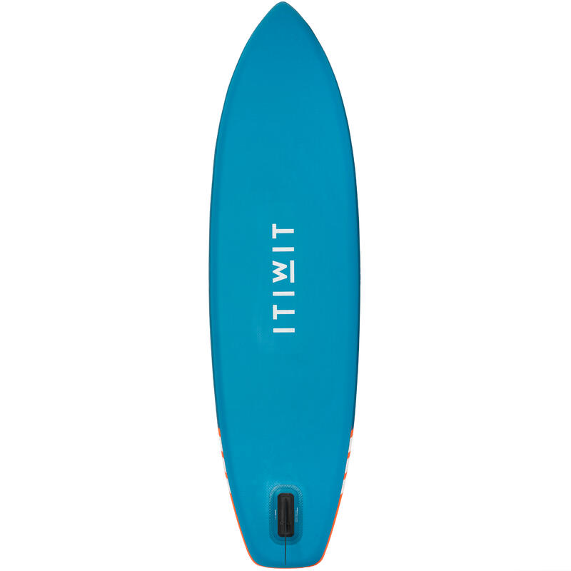 SUP-Board Stand Up Paddle aufblasbar X100 Touring 9' Einsteiger blau/orange