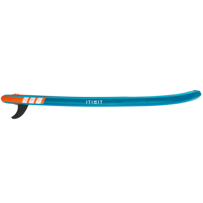 SUP-Board Stand Up Paddle aufblasbar X100 Touring 9' Einsteiger blau/orange