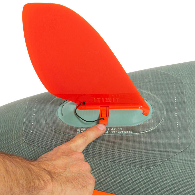 SUP-Board aufblasbar Tandem Dropstitch verstärkt (15' -35"- 6") - grün