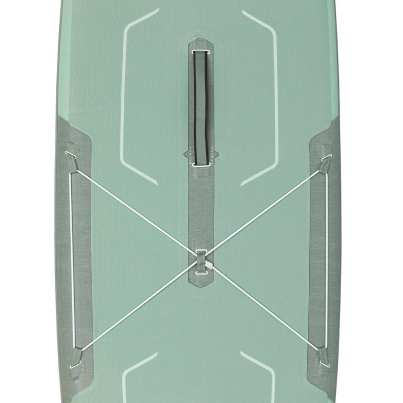 SUP-Board aufblasbar Tandem Dropstitch verstärkt (15' -35"- 6") - grün