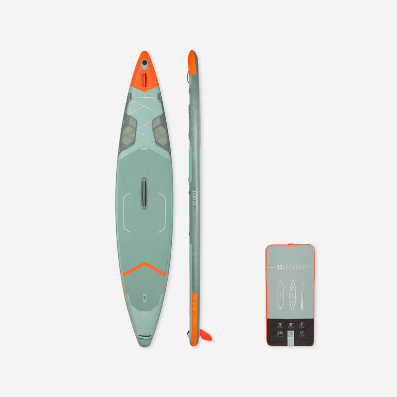 Stand up paddle insuflável de passeio dropstitch reforçado 13' 31'' verde - X500