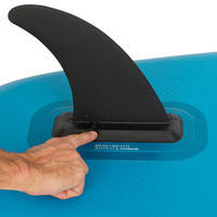 Stand-Up Paddle Inflable Travesía Azul Naranja Nivel Iniciación 9 Pies 