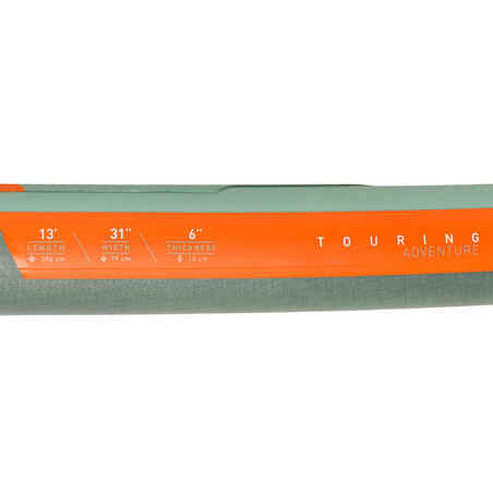 Tabla paddle surf hinchable travesía X500 Itiwit 396x79x15cm verde