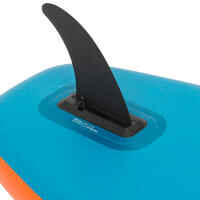 X100 9FT TOURING INFLATABLE STAND-UP PADDLEBOARD - BLUE / ORANGE