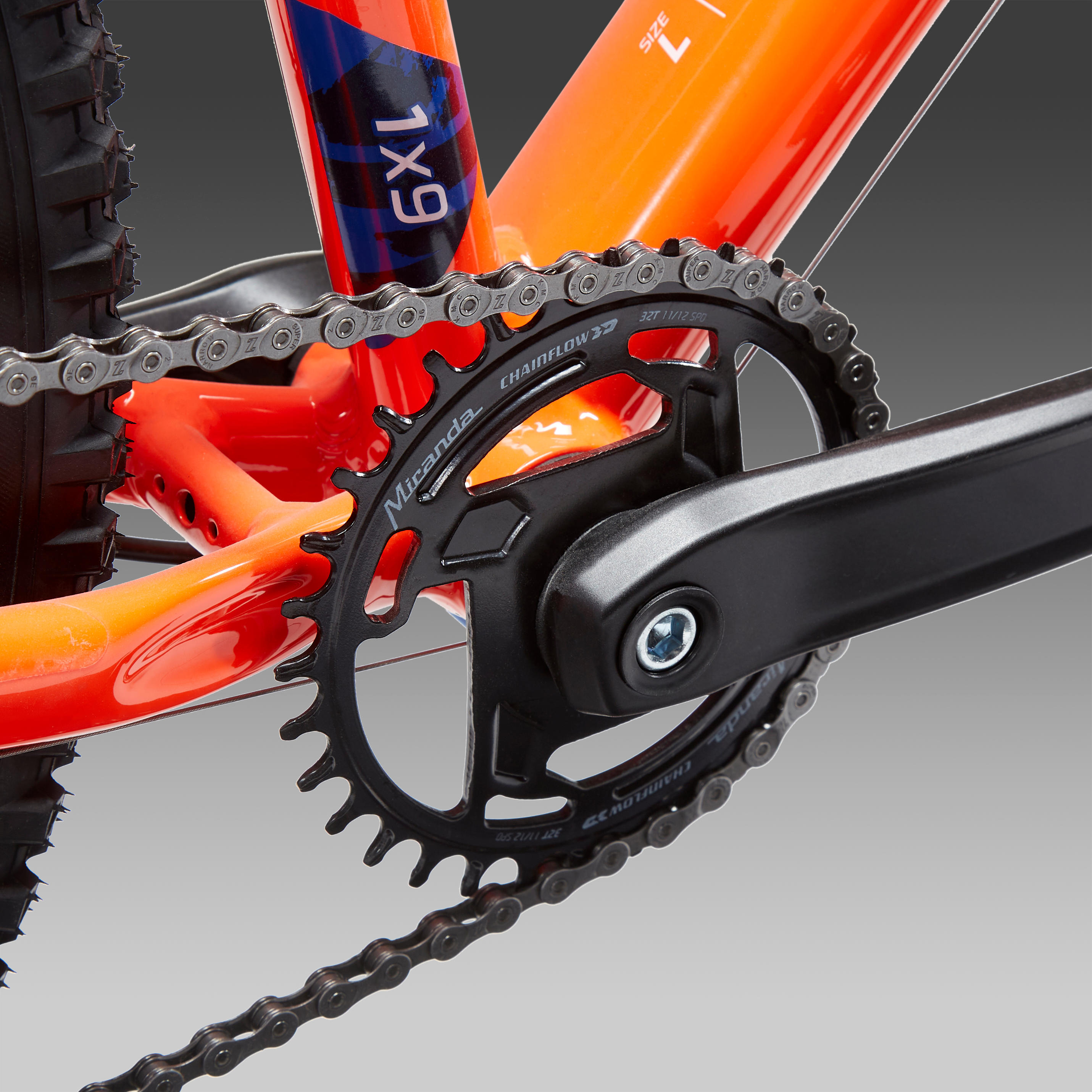27.5 Inch Mountain bike Rockrider ST 530 - Orange 9/11