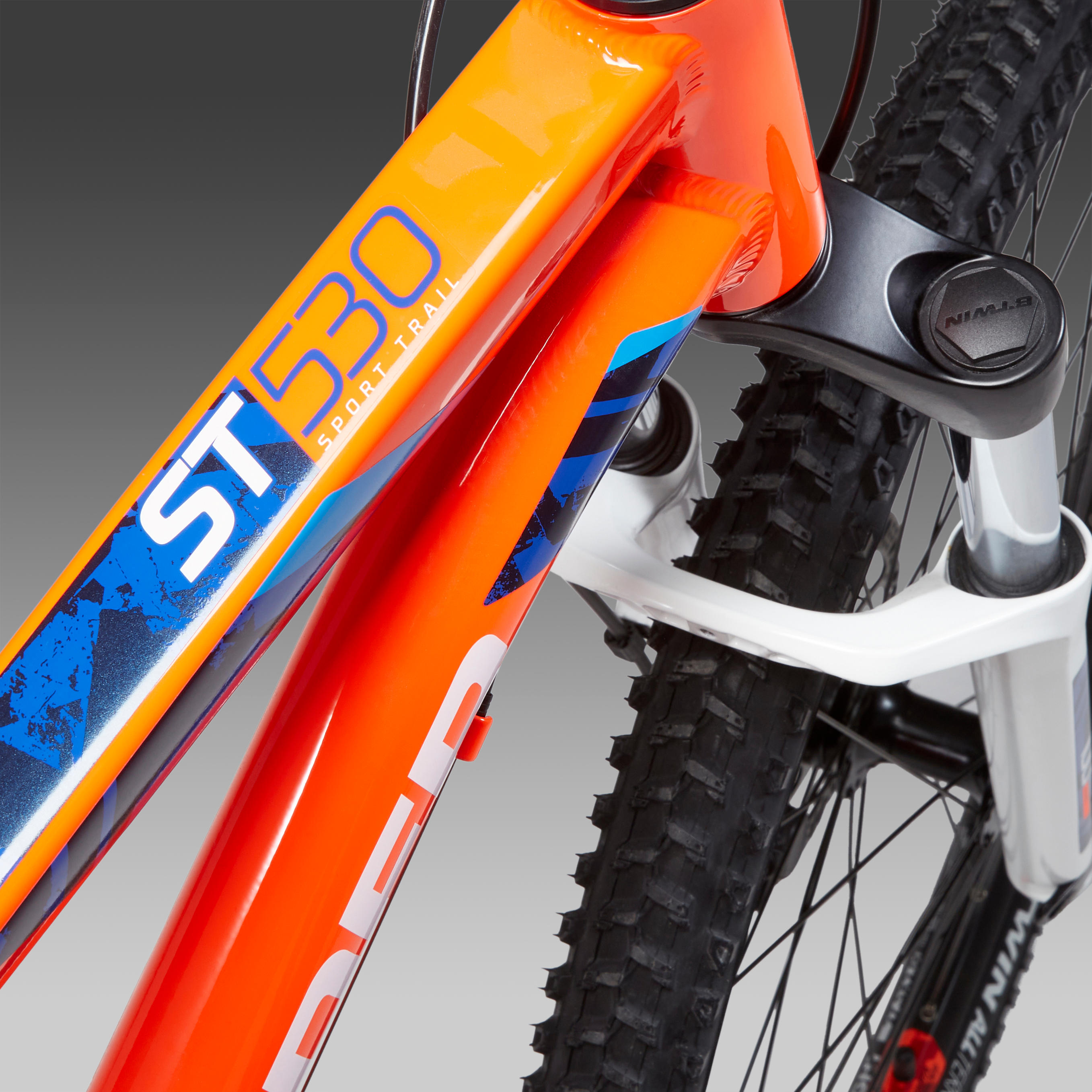 27.5 Inch Mountain bike Rockrider ST 530 - Orange 4/11
