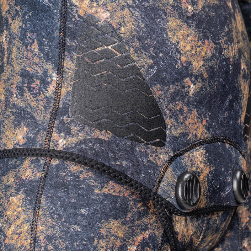 Jachetă vânătoare subacvatică camuflaj SPF500 neopren 3mm Camo 